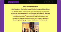 Desktop Screenshot of jahrgangswein.com